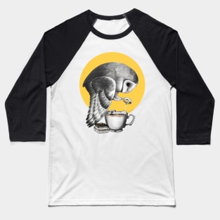 Tea Owl Baseball T-Shirt